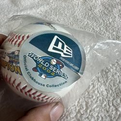 2002 Anaheim Angels World Series ball