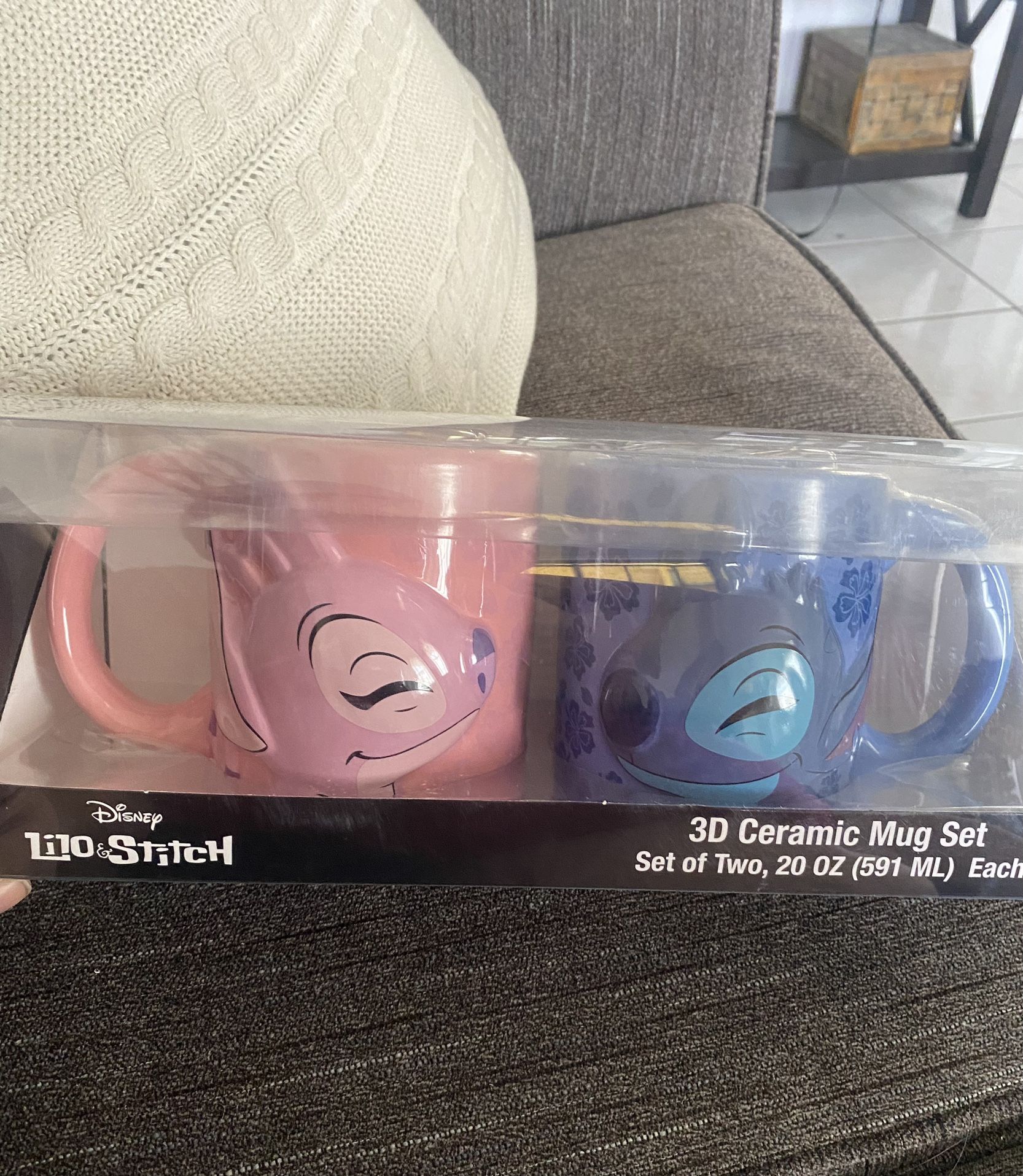 Disney Lilo And Stitch 3d Mug Set