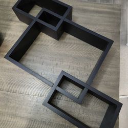 Intersecting Cube Wall Shelf