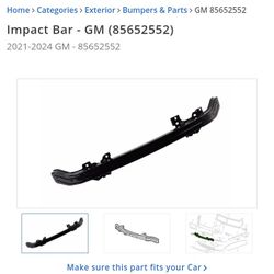 2021-2024 Cadillac Escalade Front Bumper Bar Brand New 