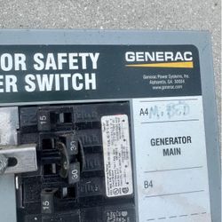 Generac Transfer Swift