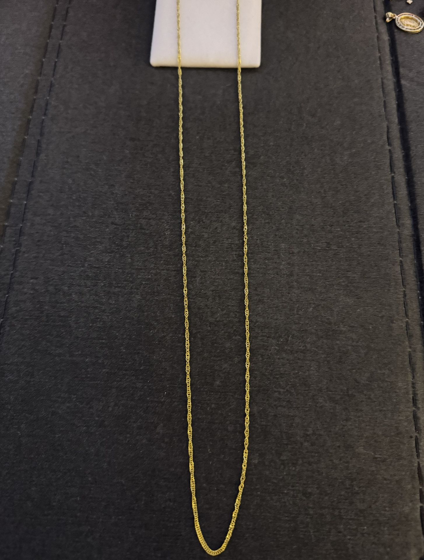 18k GOLD SINGAPORE CHAIN 1.8 MM 24 INCH