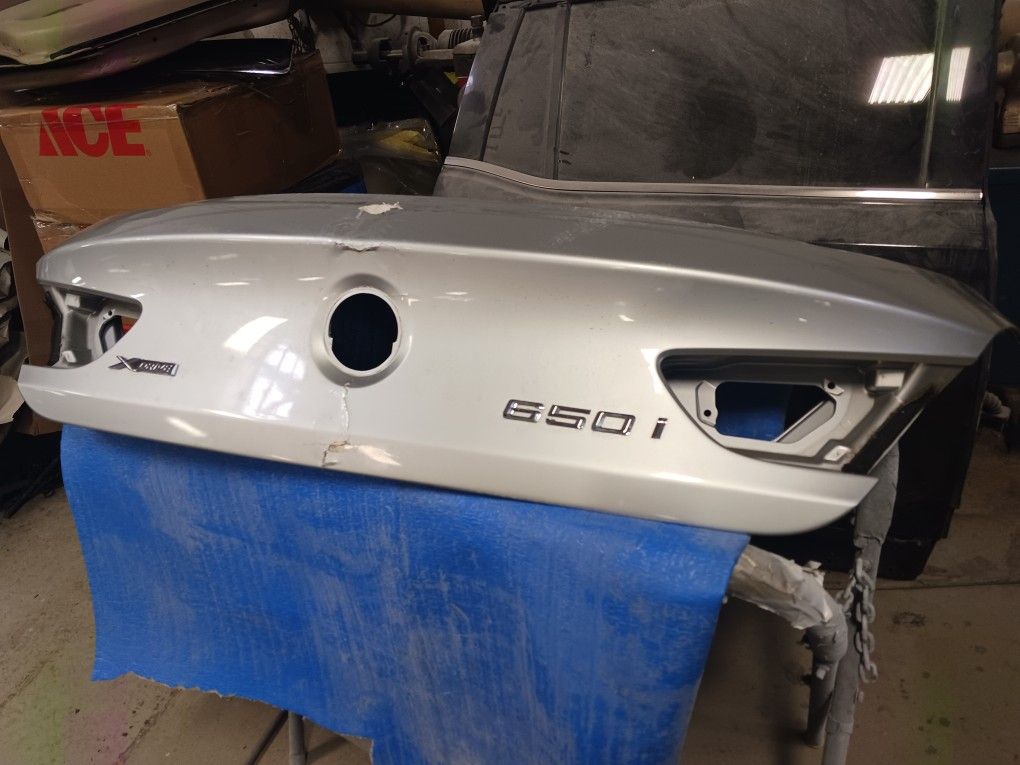 2013 BMW 650i Gran COUPE Trunk Lid Shell - Needs Repair and Refinish