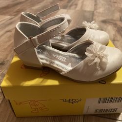 Girls White Easter Dress Shoes