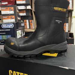WORK BOOTS 🥾 CATERPILLAR DYNAMO PULL ON // SIZE (7.5)(8)(10.5)(11)