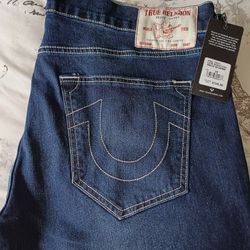 True Religion Men Jeans Rocco Size 38x32L 