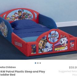 Paw Patrol Toddler Bed Frame (Mattress Sold Separately)