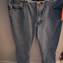 Vintage Hollywood Jeans Flare With Fringe Waste Size 25