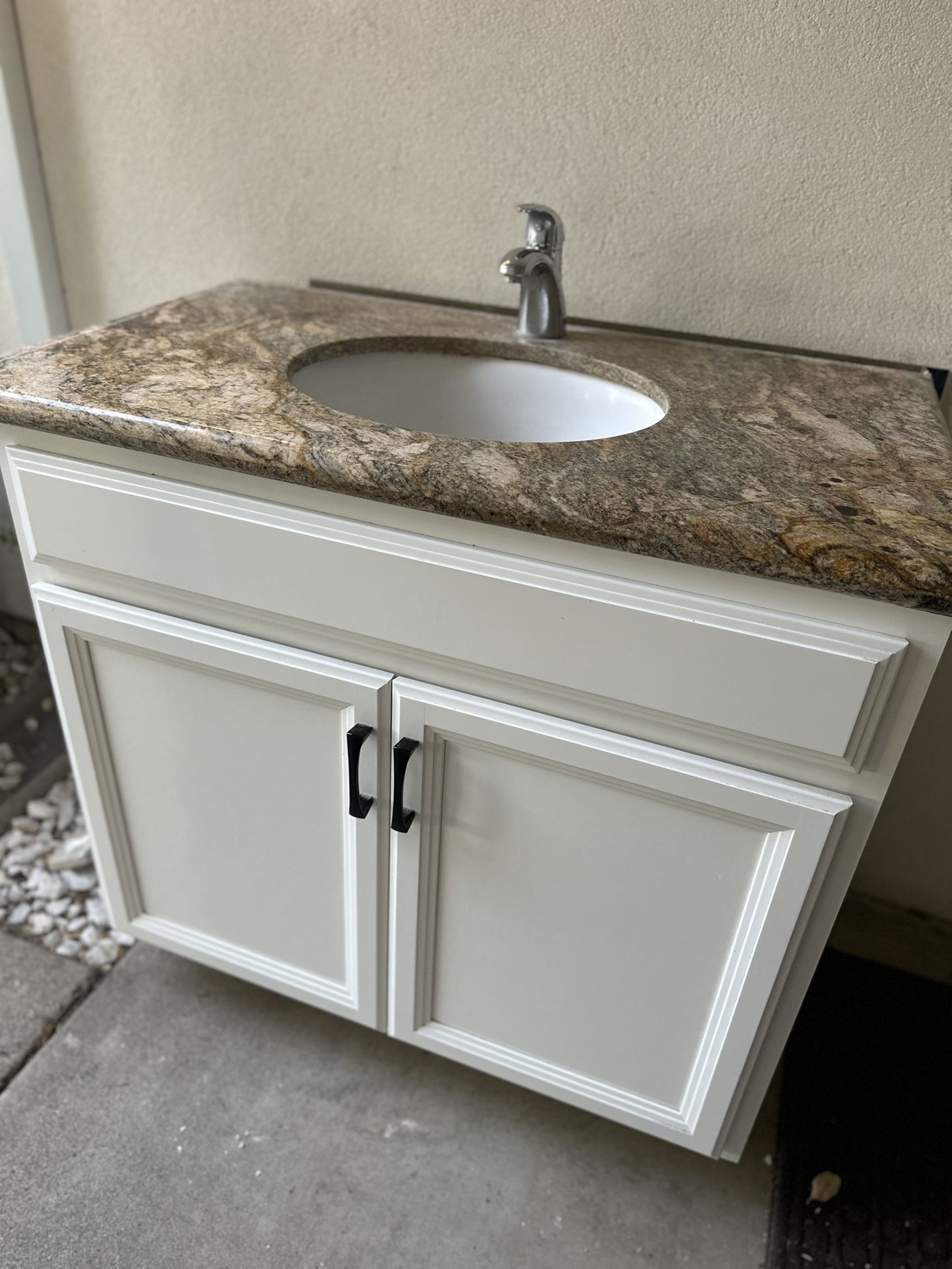 Vanity Cabinet Counter Sink And Faucet Assembly 36 Inch