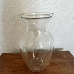 Clear Glass Vase