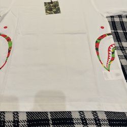 Brand New White Size M and XL Bape T-shirt 