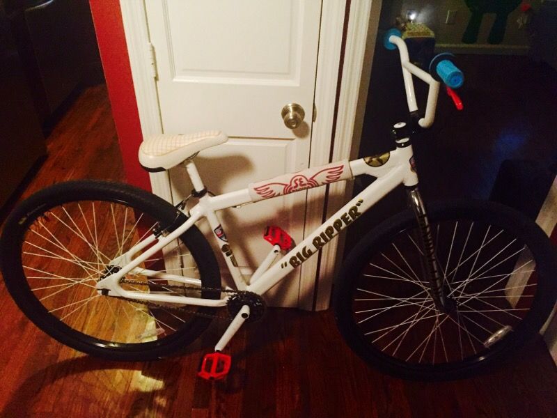 Big Ripper Bmx 2016 all white on white