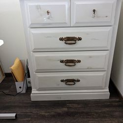 Dresser - All Wood  Shabby Chic