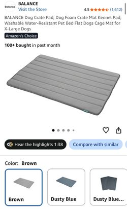 Balance Dog Foam Crate Mat – XL (brand new!)