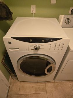 16 yo old both working, price for BOTH,  GE front load clothes washer WCVH6800J2WW & Whirlpool electric clothes dryer WED5800SW0, selling because mov