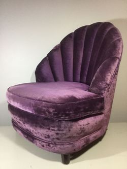 🔥Gorgeous Mid-Century ART DECO Tufted Scalloped Back🔥CLAMSHELL LOUNGE CHAIR🔥Excellent🔥$550 (3k value!)🔥Easy Meetup at Mothers Market 92627
