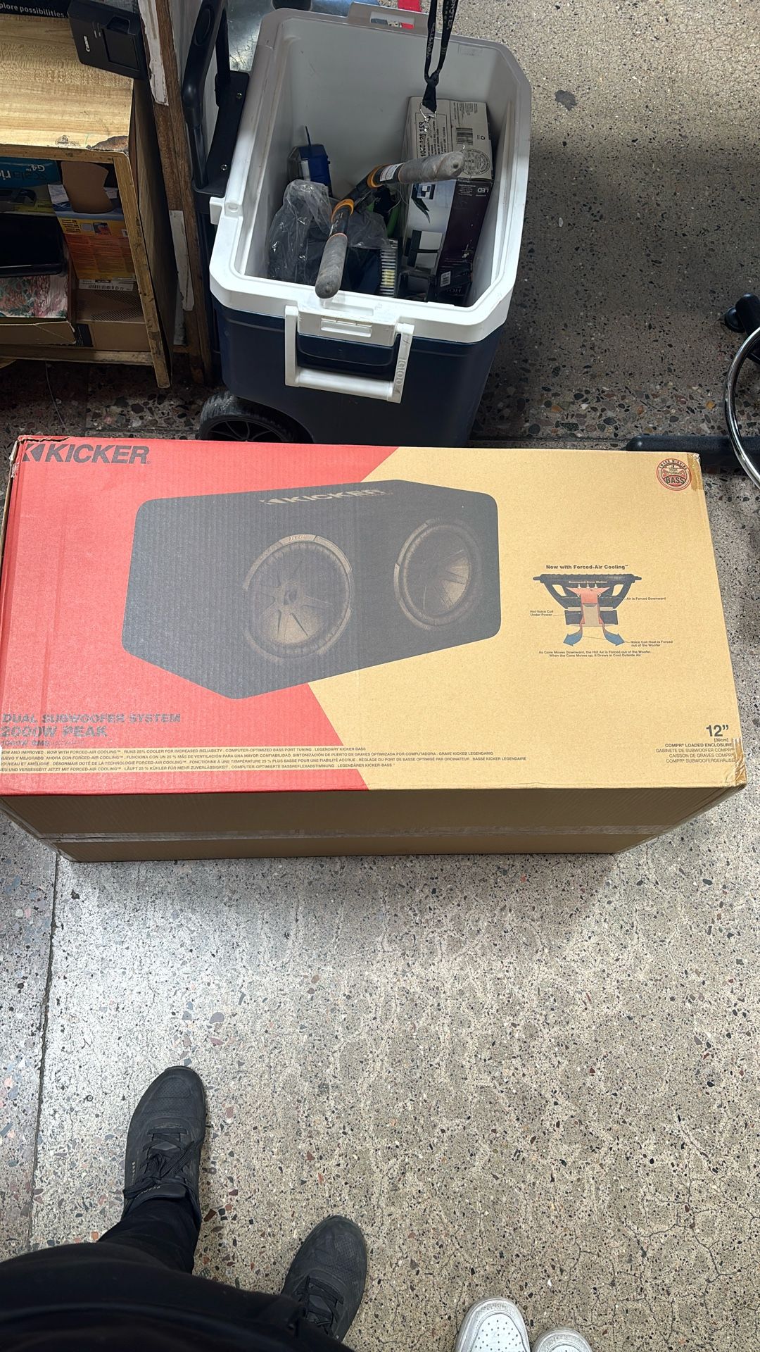 Kicker 48DCW122 CompR 12” 2000watt Max Power Dual Car Audio Subwoofer New