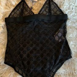 Gucci Tulle Bodysuit