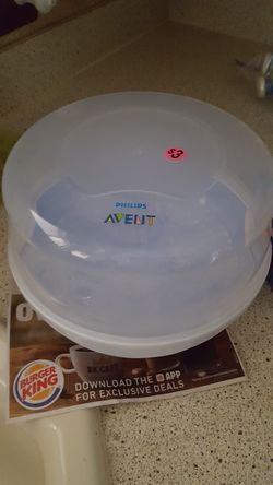 Avent bottle sterilizer/new