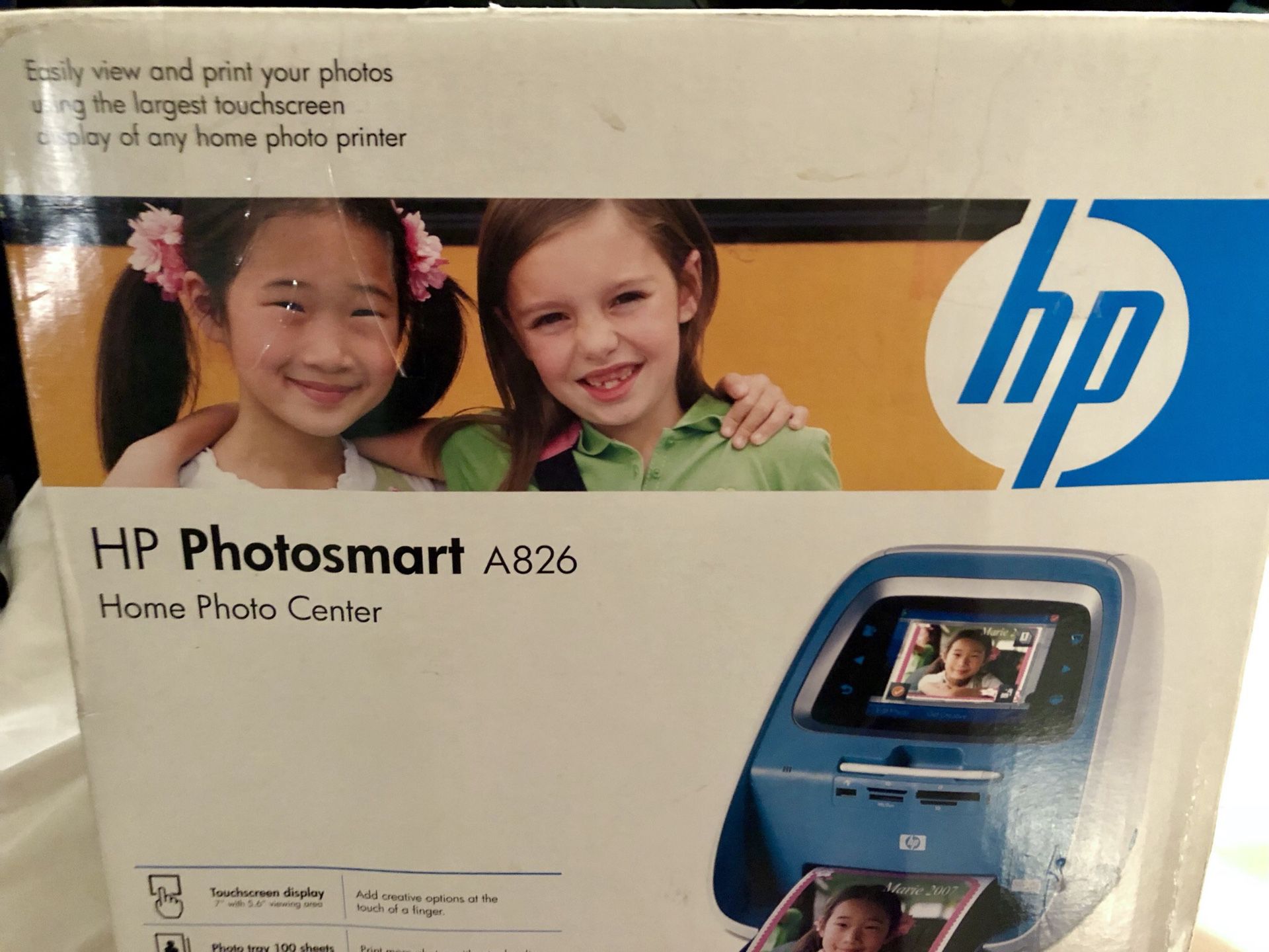 HP Photosmart A826 home photo center