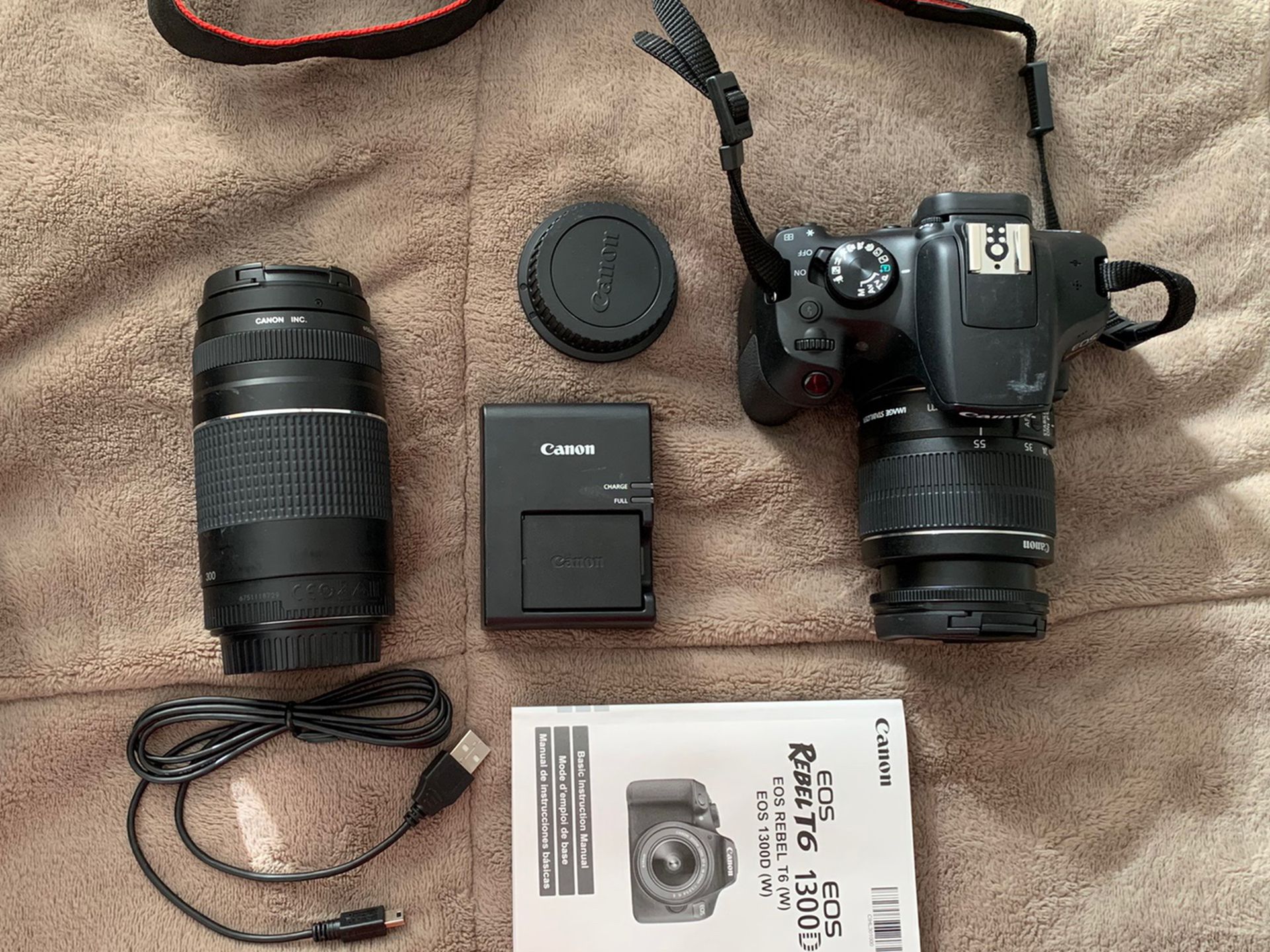Canon EOS Rebel t6 Kit w/ 2 Lenses