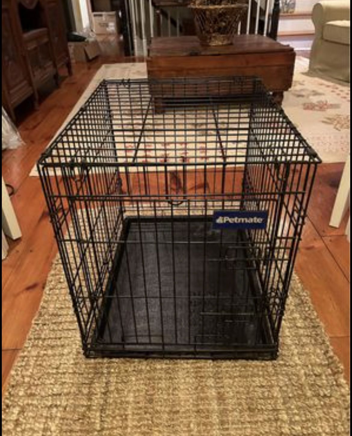 Petmate Dog Crate Black Wire 23x18x21 Collapsible Small / Medium Animal