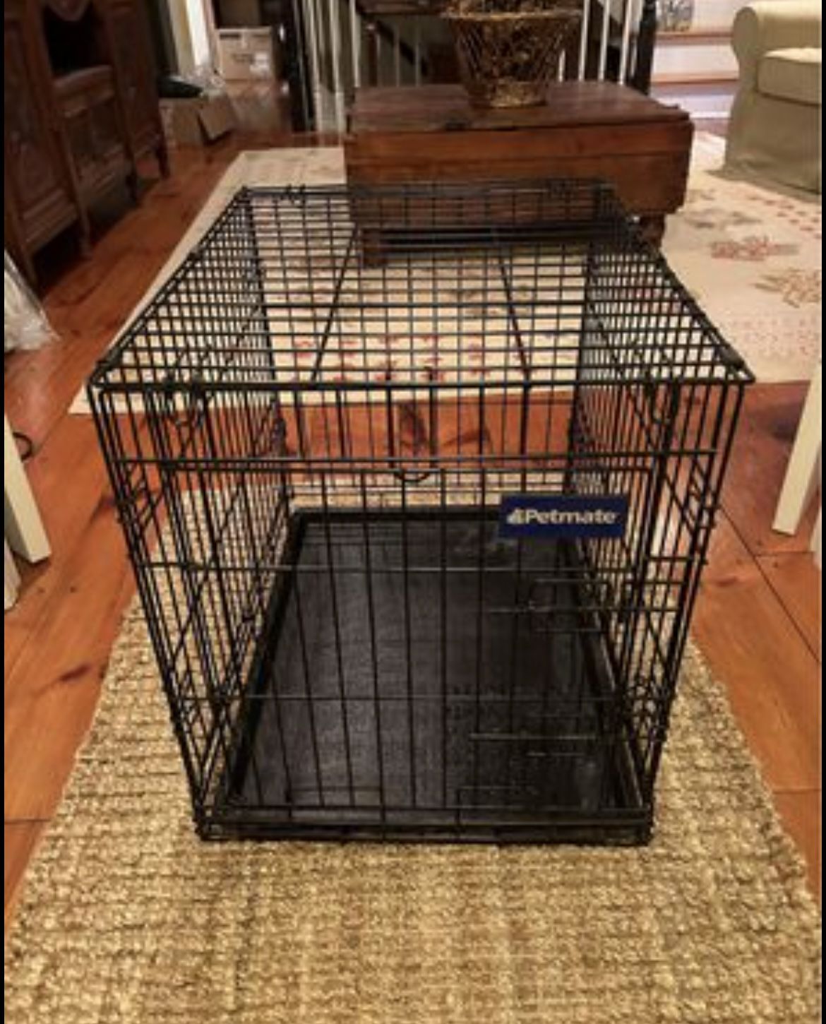 Petmate Dog Crate Black Wire 23x18x21 Collapsible Small / Medium Animal 