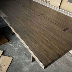 Modern Solid Wood Dining Table – $400.00 (No Chairs Included)
