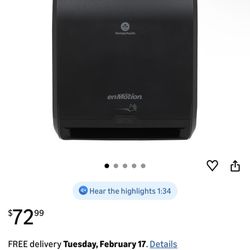 New Enmotion Automated Towel Dispenser 