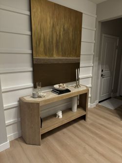 Marble Top Entryway Console Table