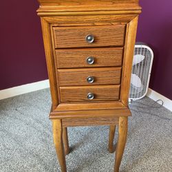 Large Wooden Jewelry Box 