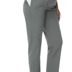 Women's Maternity Work Pants Ankle Comfy Casual Pregnancy Scrub Pants Stretchy Workwear Scrubs SIZE SMALL