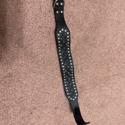 New Leather Spiked Studded Collar Choker Goth Gothic Punk 