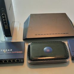 Lot Of Netgear Devices Including Nighthawk Router 