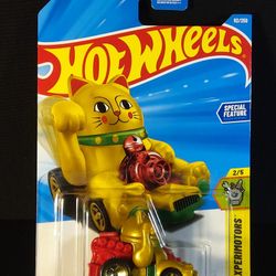 Hot Wheels Feline Lucky Gold Colored 