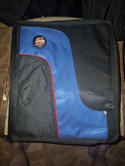 Case-it Z Binder Two-in-One 1.5- Inch D-Ring Zipper Blue Binder