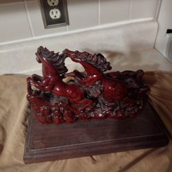 Asian Stallion Statue 