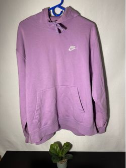 Nike hoodie light purple