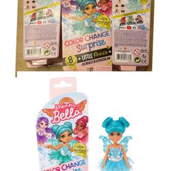 New 3 pieces Dream Bella Color Change Surprise Little Fairies Dream Bella Doll