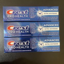 3pack Crest Pro-Health Advanced Extra Whitening Toothpaste, 5.1 oz
