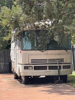 1990 RV FLEETWOOD ENGINE AND FRAME CLEAN TITTLE FIR PARTS