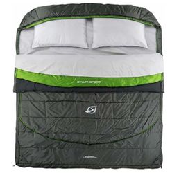 Sylvansport Cloud Layer Double Sleeping Bag Adjustable Layers for 3-4 Season