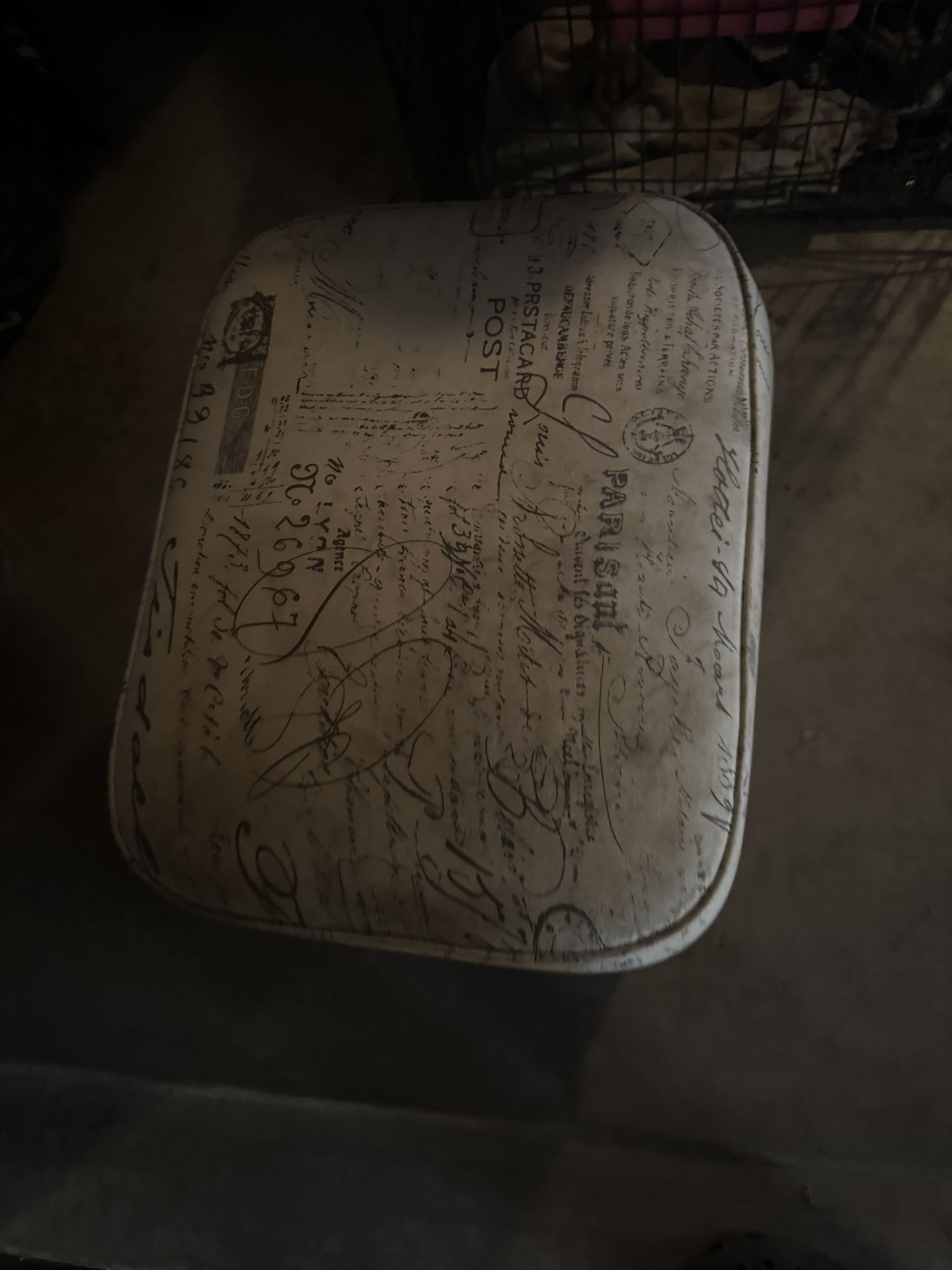 Vintage Style Ottoman 