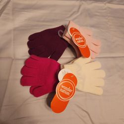 New Wonder Nation Toddler Girl Gloves (One Size) 