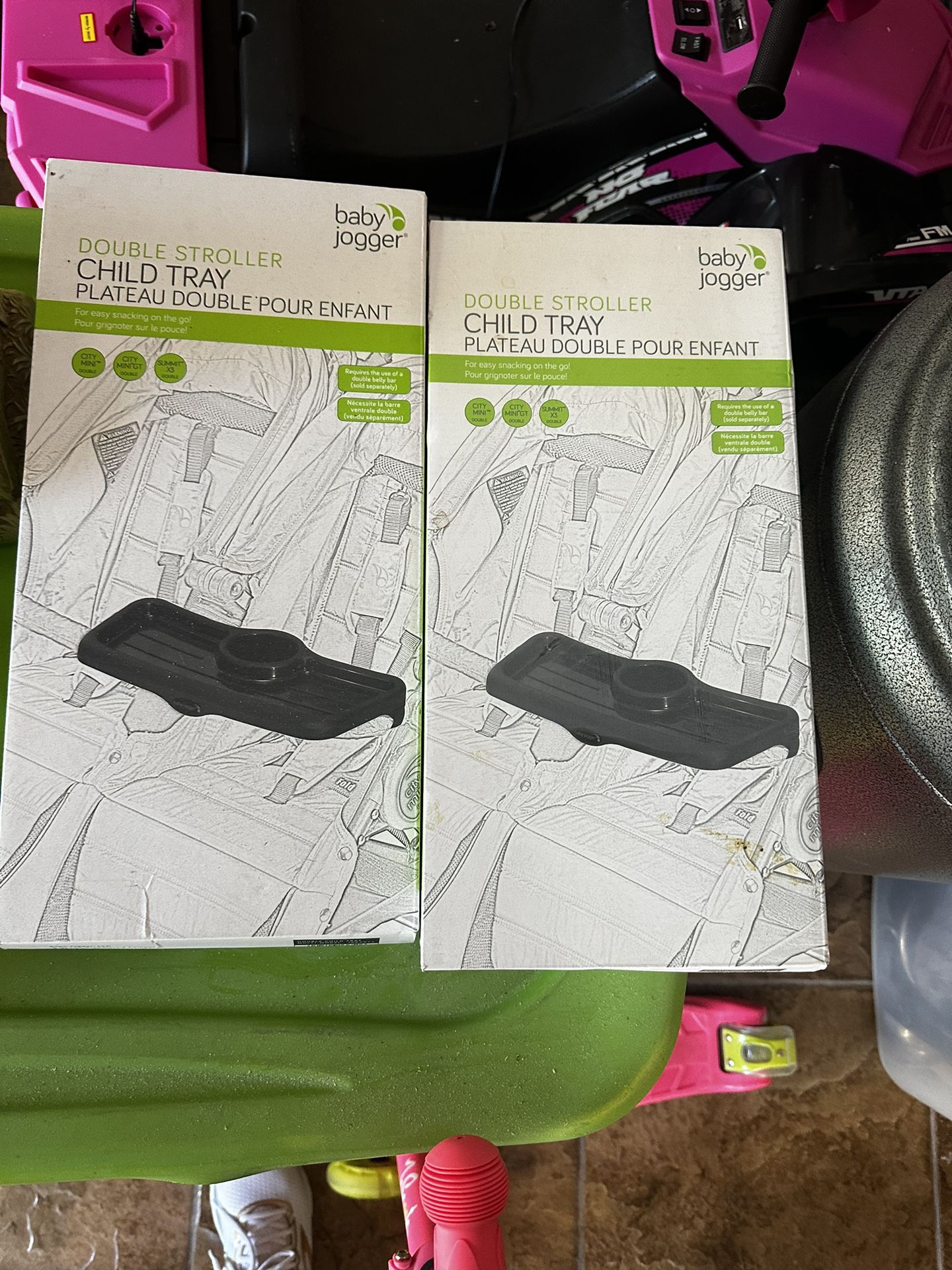 Double Stroller Trays 