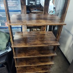 Multiple tier shelf