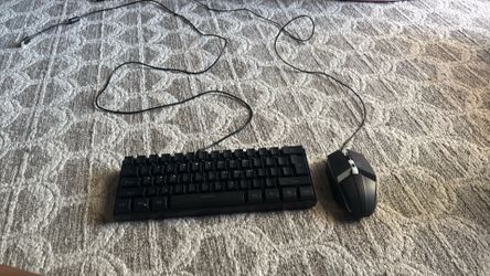 Keyboard and mouse for gaming