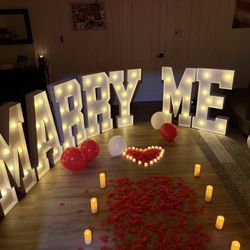 Marry Me Proposal Sign - DIY Fix Needed