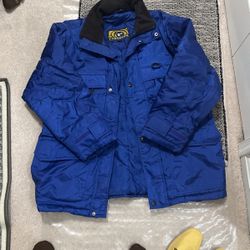 Men’s Winter Wear - Light Weight, Thick Jacket, Blue M-L Size 