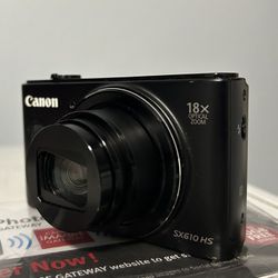 Canon PowerShot SX610 HS - Wi-Fi Enabled (Black) OBO